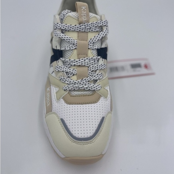 Kappa Women’s Chunky Sneakers – Beige/White/Navy – Size 9 – NWT - Picture 3 of 3